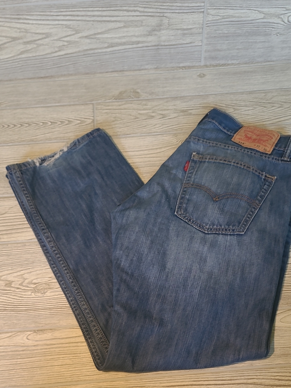 Levi's Men's Dark Blue Straight Denim Jeans